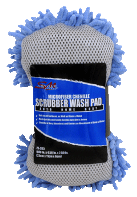 Microfiber Scrubber Wash Pad
