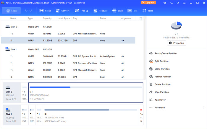 AOMEI Partition Assistant