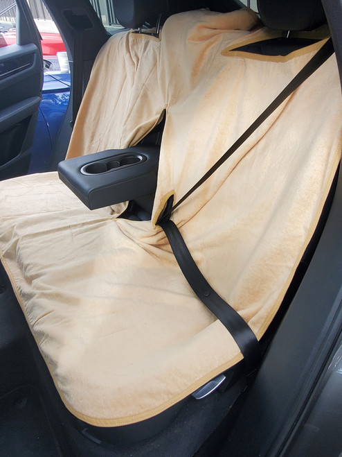 Tan Rear Seat Cover Towel