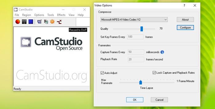 CamStudio Interface