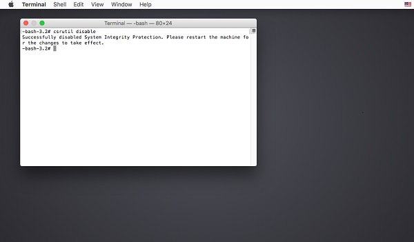Disable System Integrity Protection on Mac