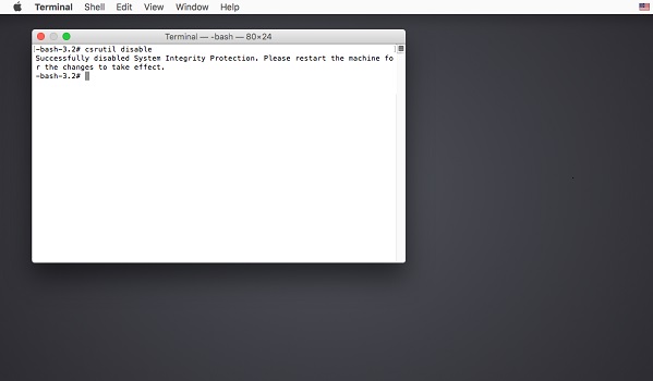 Enable System Integrity Protection on Mac