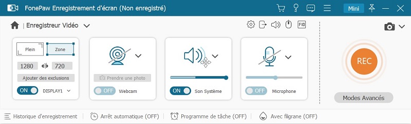 Enregistreur d’écran Windows