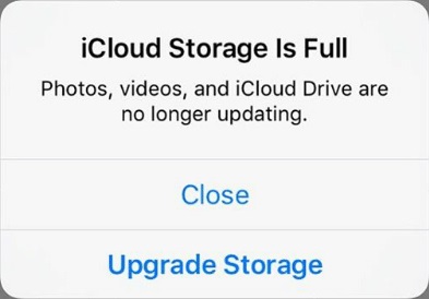 iCloud Storage Full