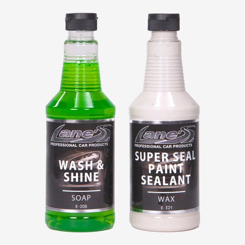 Car Wash Soap & Paint Sealant Sealer Wax Kit Item K-1013