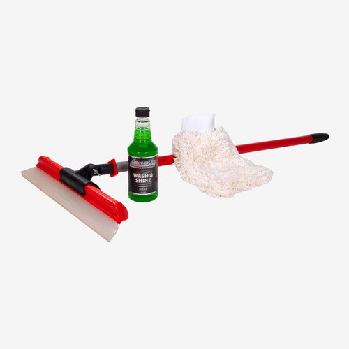 18" Water Blade Car Wash Soap and Mitt Kit Item K-1036