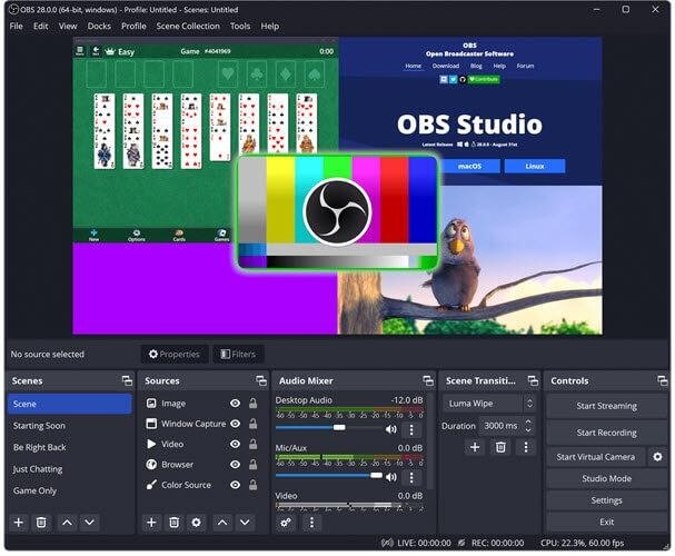 OBS Studio Interface