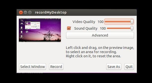 RecordMyDesktop