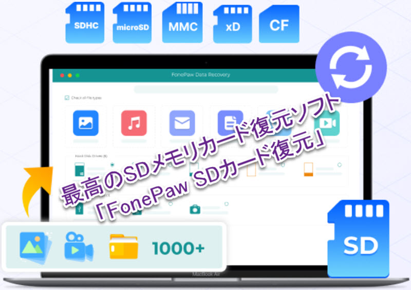 SDカードデータ復元