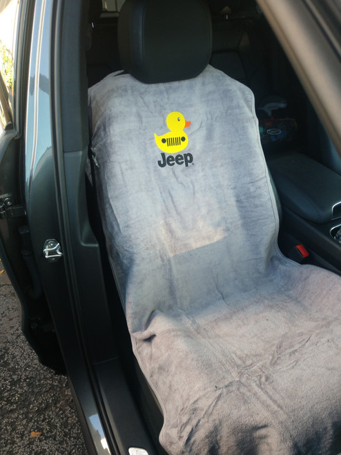 Jeep Duck Grey Car Seat Cover Towel