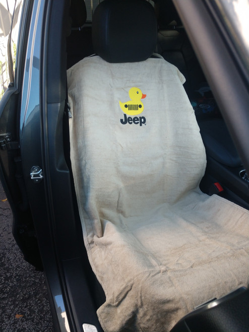 Jeep Duck Tan Car Seat Cover Towel