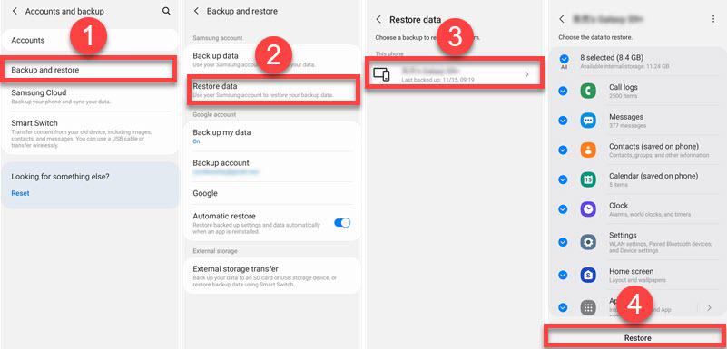 Official Backup Restore Data After Factory Reset