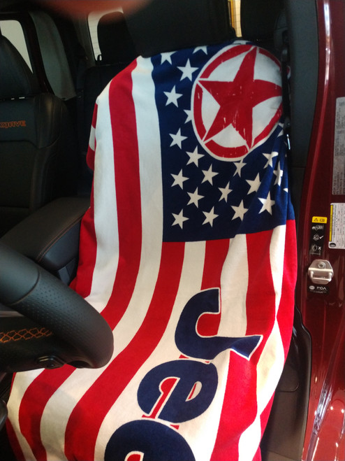 Jeep American Flag Towel-2-Go