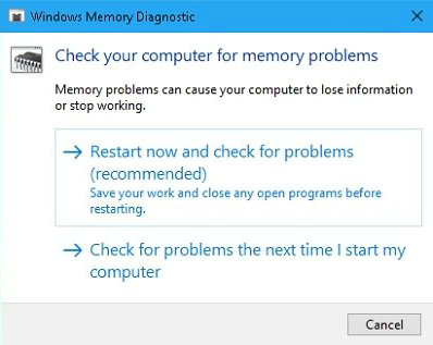 Windows Memory Diagnostic