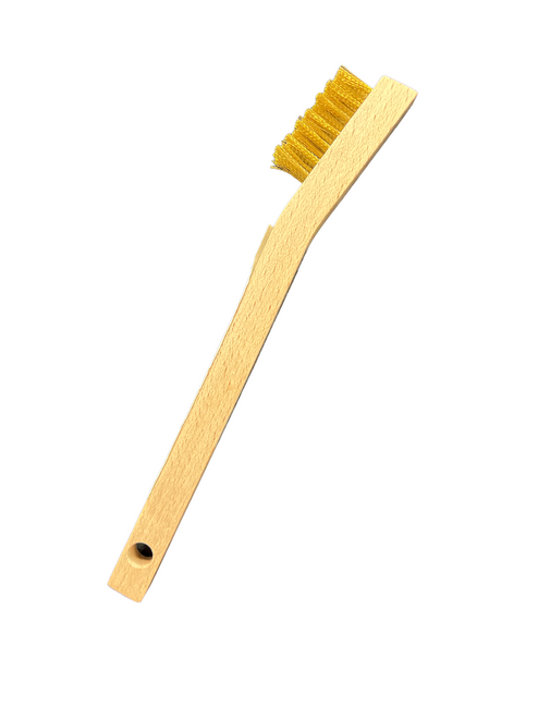 Brass Toothbrush Style Detail Brush