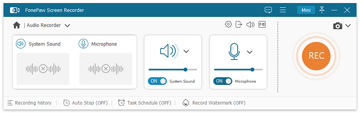 Audio Recorder Interface