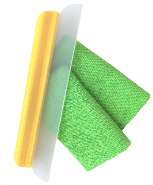 14 Inch Water Blade Microfiber Towel Combo