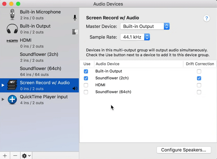 Create Multi-Output Device