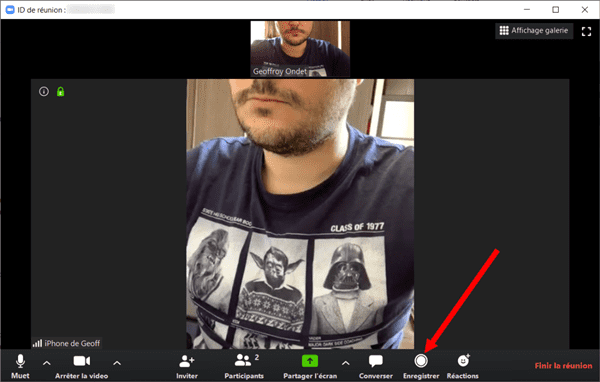 enregistrer vidéo Zoom