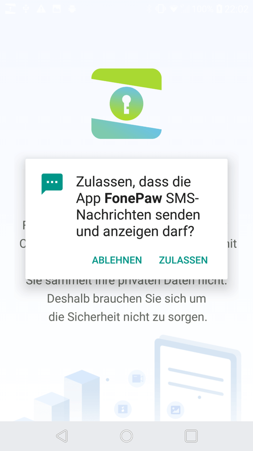 Datenzugriff zulassen