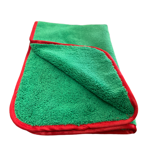 Green Microfiber Towel