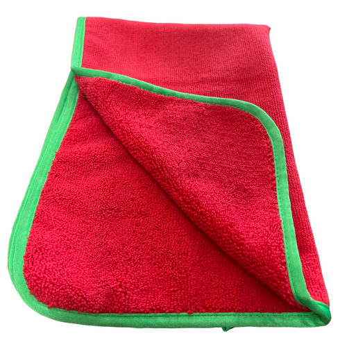 16x24 Premium Red Microfiber Towel