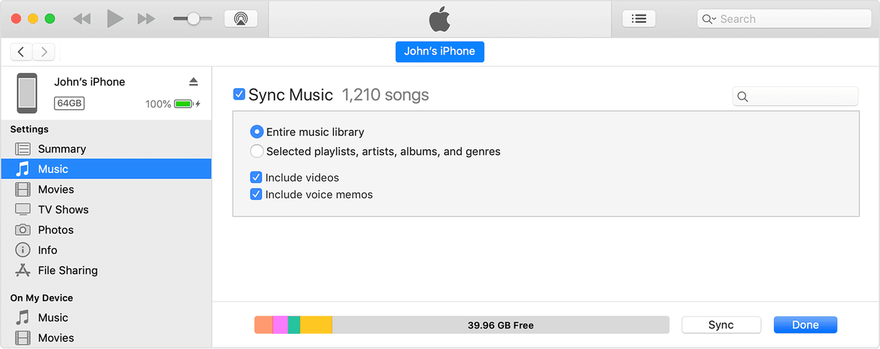 iTunes Home Page