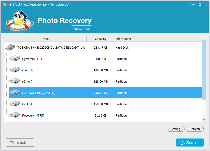 MiniTool Photo Recovery Free