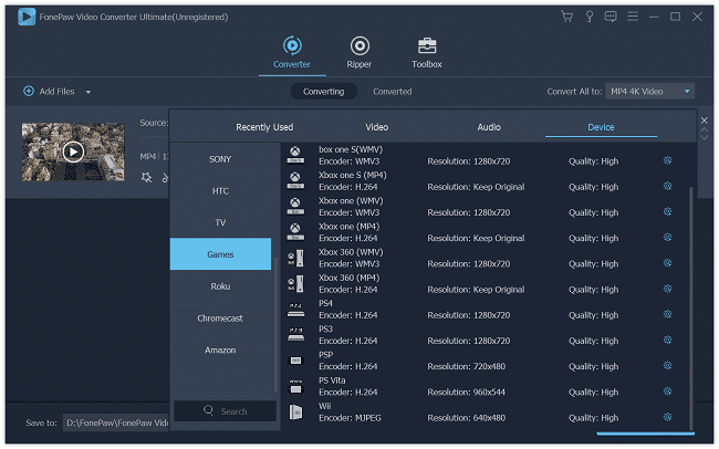 Convert Video to Other Format