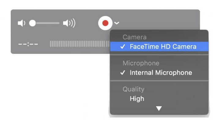 QuickTime Screen Recording