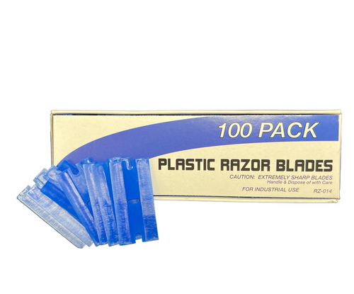 Plastic Razor Blades Box of 100