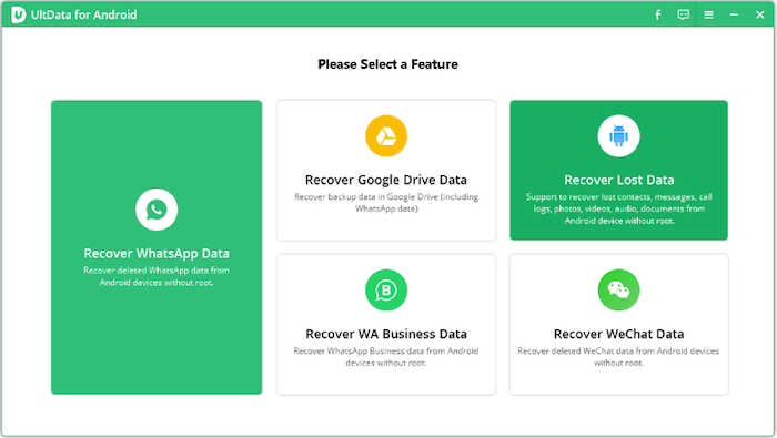 Select Types to Recover