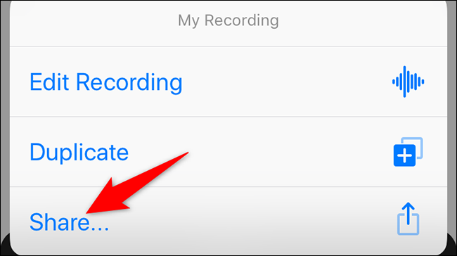 Share Recording