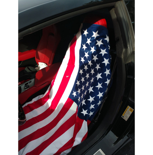 American Flag Seat Cover Towel2Go