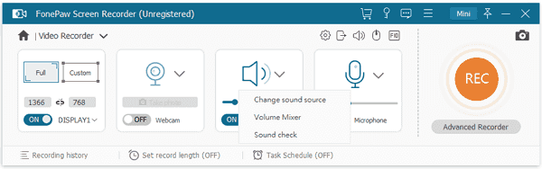 Choose to Record Audio